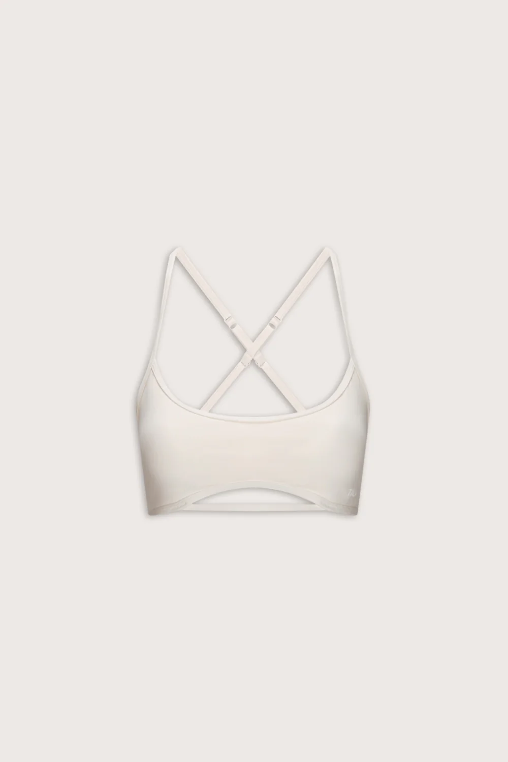 DayFlex Strappy Back Sports Bra - Ivory - Image 2