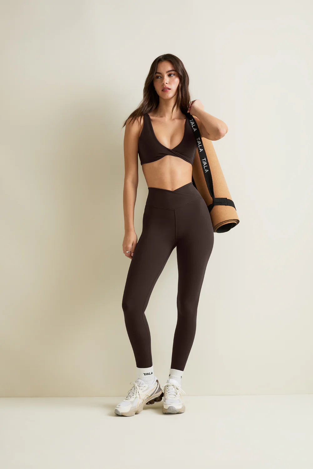 DayFlex Twist Front Sports Bra - Americano - Image 3
