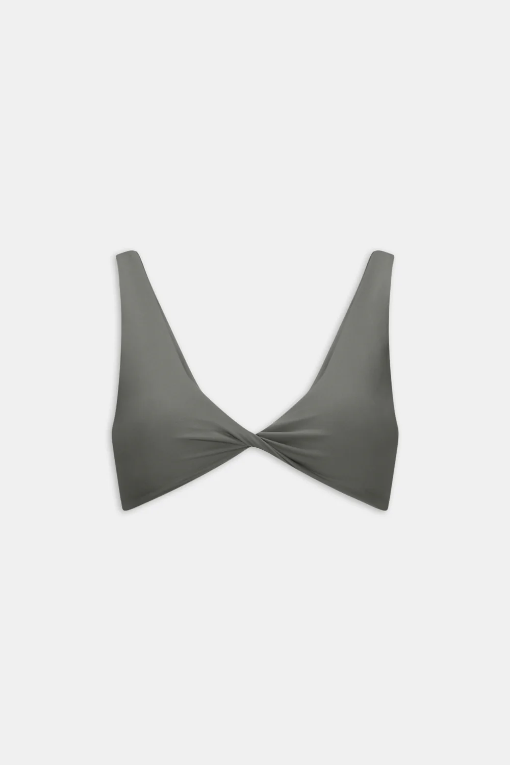 DayFlex Twist Front Sports Bra - Dark Olive - Image 2