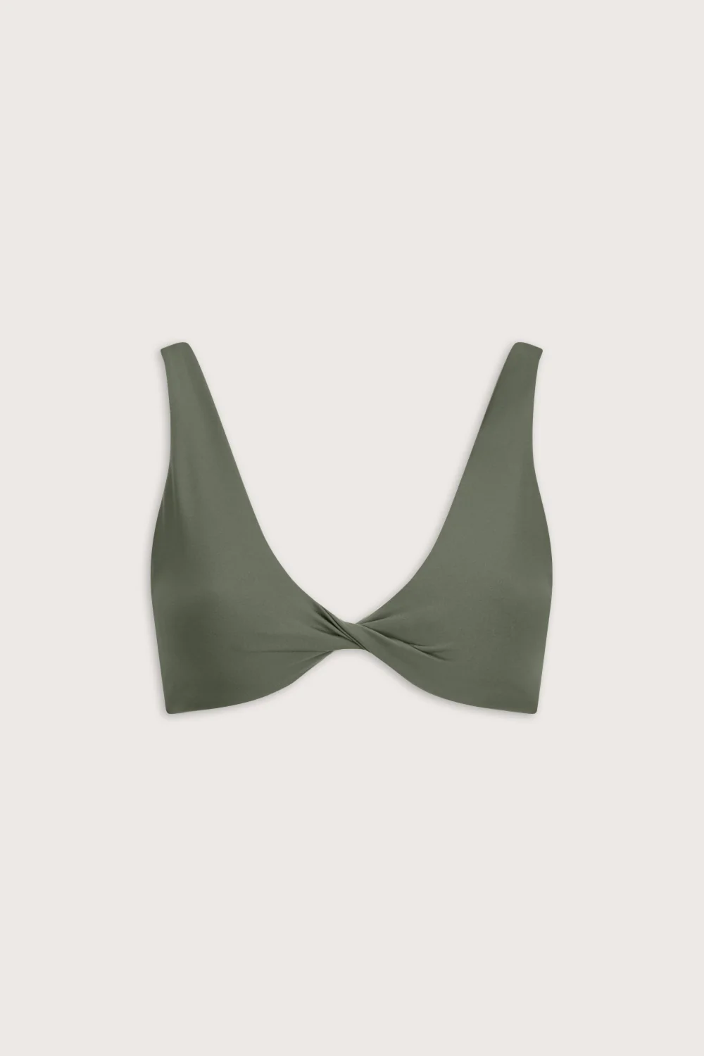 DayFlex Twist Front Sports Bra - Light Moss - Image 2