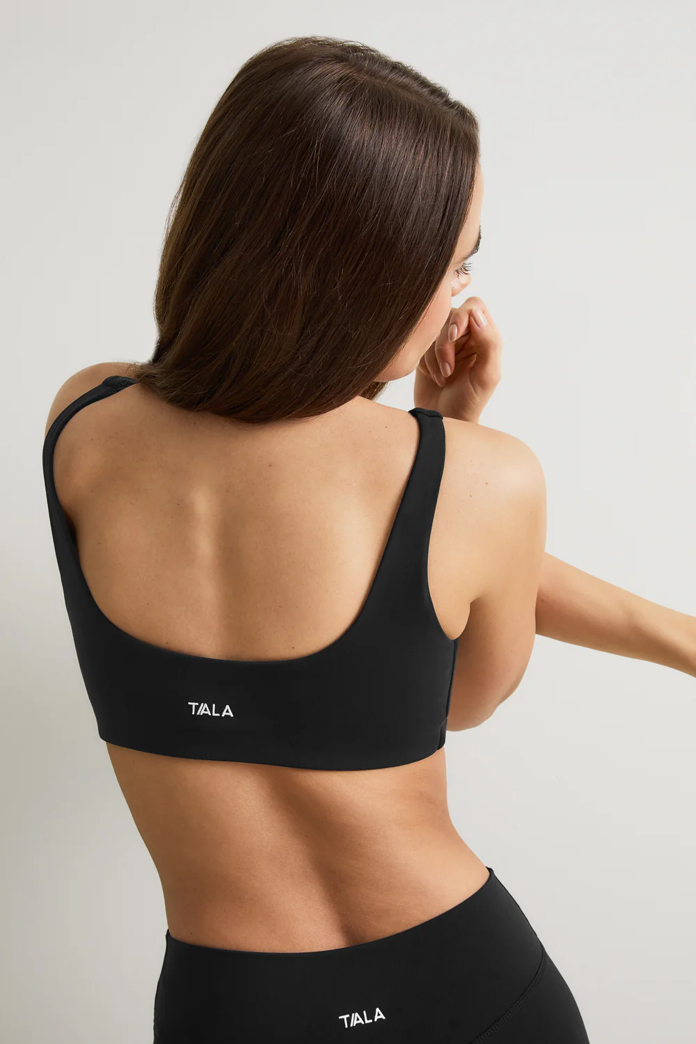 DayFlex Twist Front Sports Bra - Shadow Black - Image 4