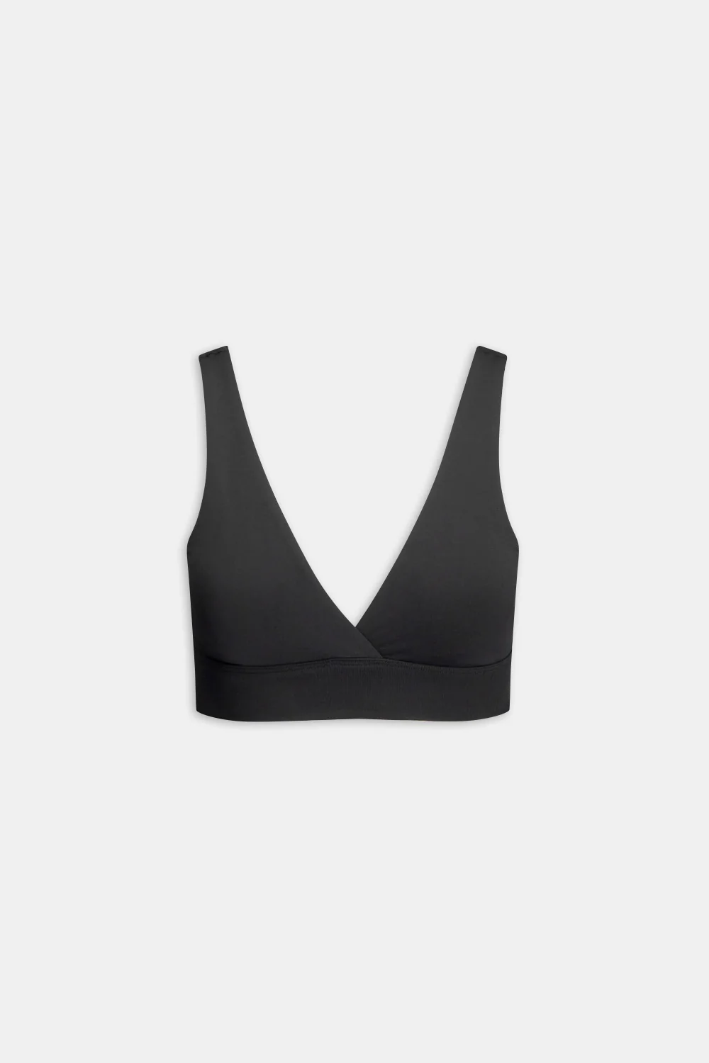 DayFlex V Neck Sports Bra - Shadow Black - Image 2