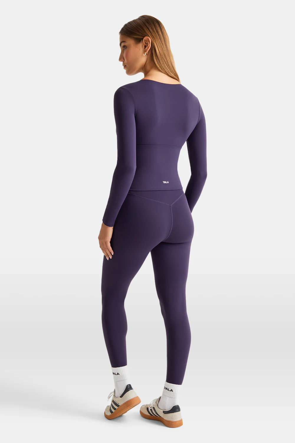 DayFlex V Neck Top - Purple Dusk - Image 4