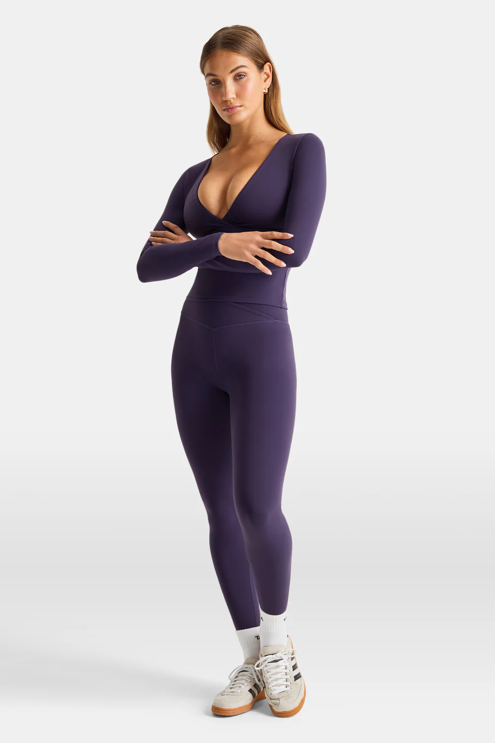 DayFlex V Neck Top - Purple Dusk - Image 5
