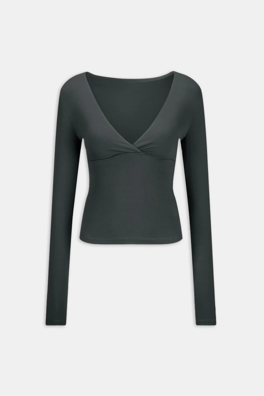 DayFlex V Neck Top - Slate Green - Image 2