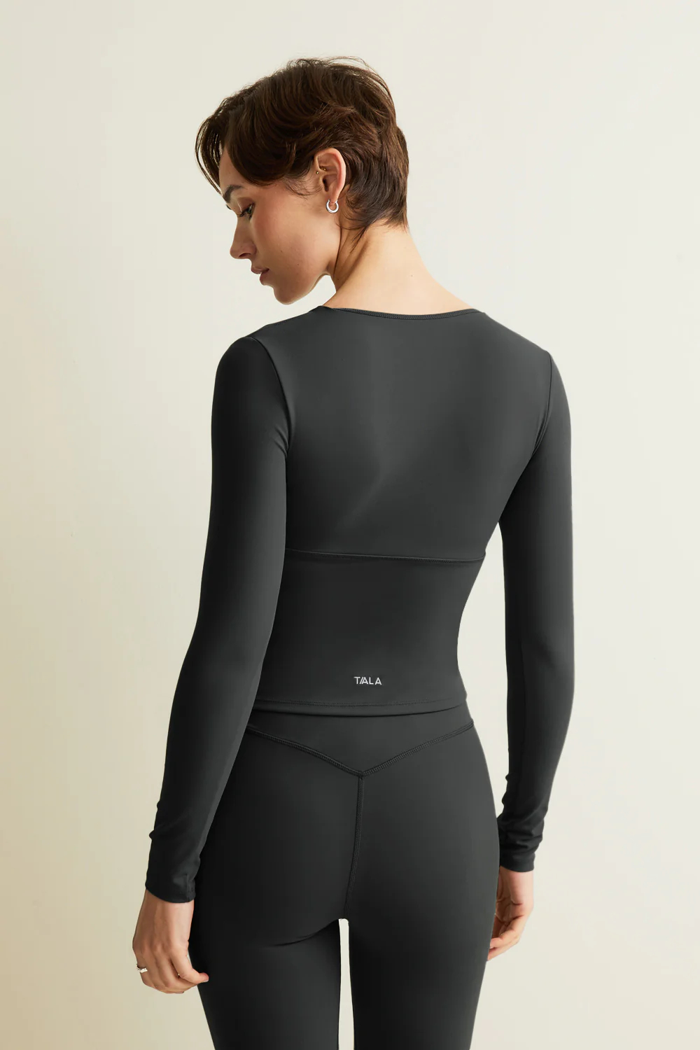 DayFlex V Neck Top - Slate Green - Image 3