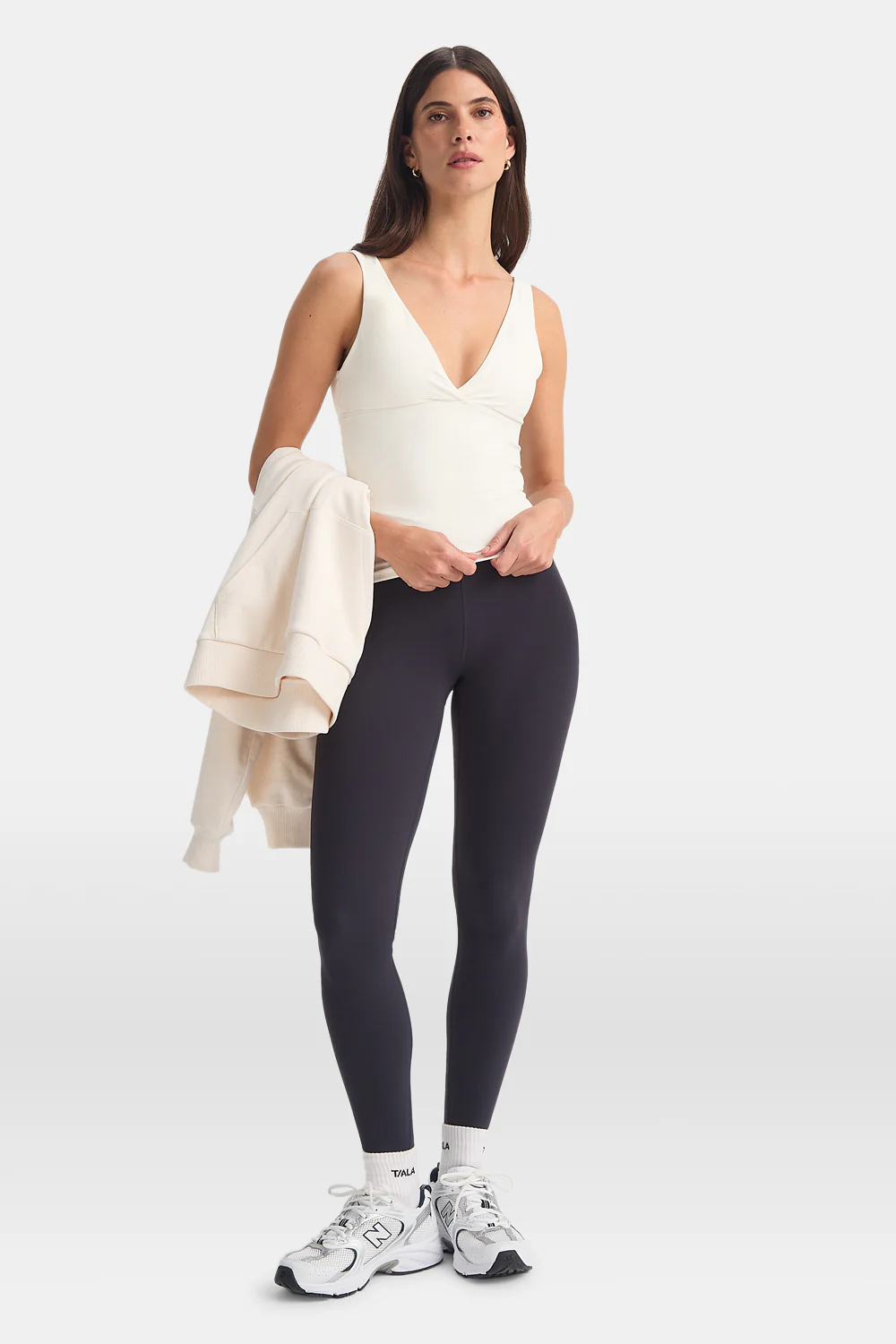 DayFlex V Neck Vest - Ivory - Image 3