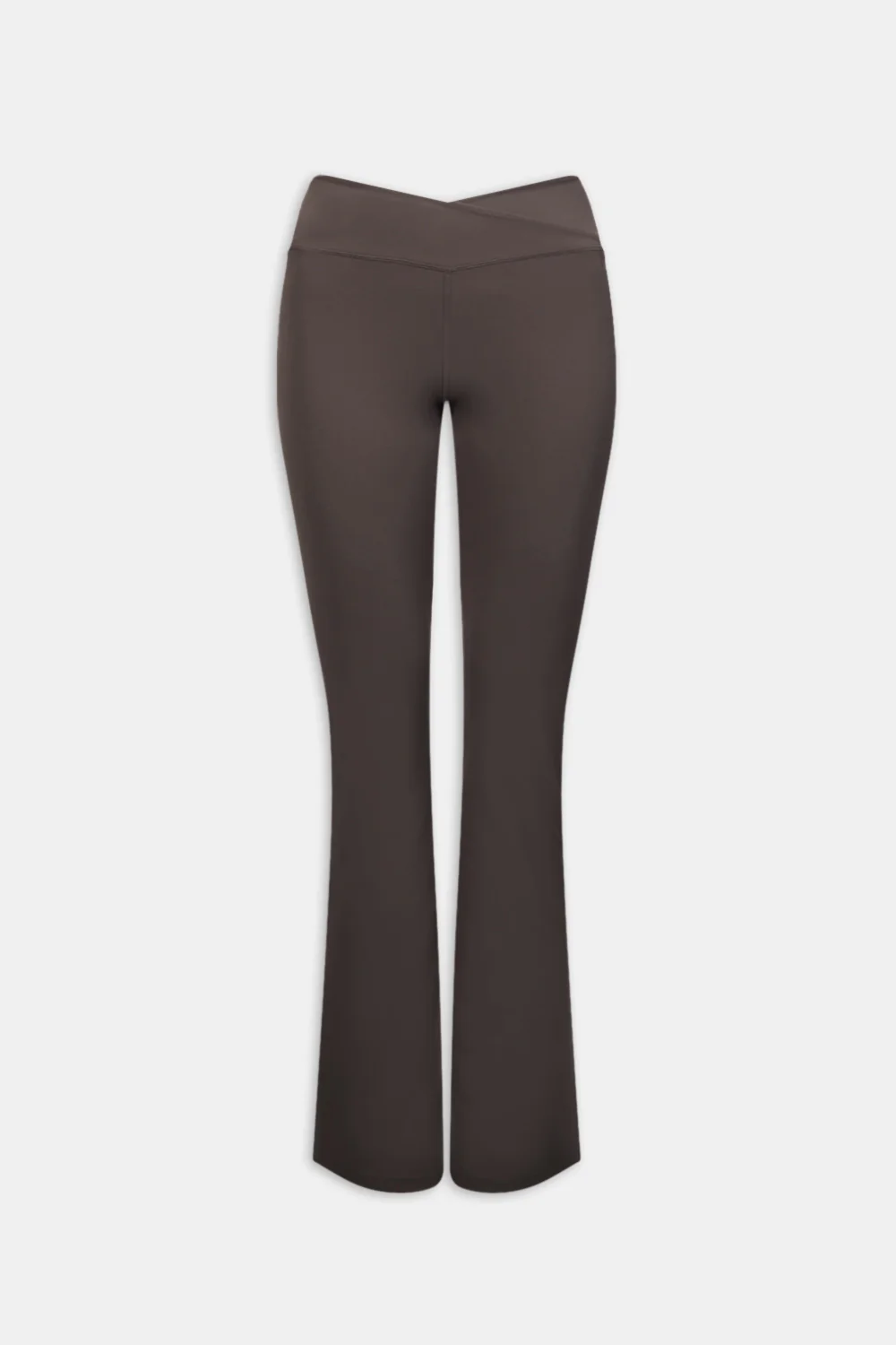 DayFlex Wrap Flared Yoga Pant - Mocha Brown - Image 2