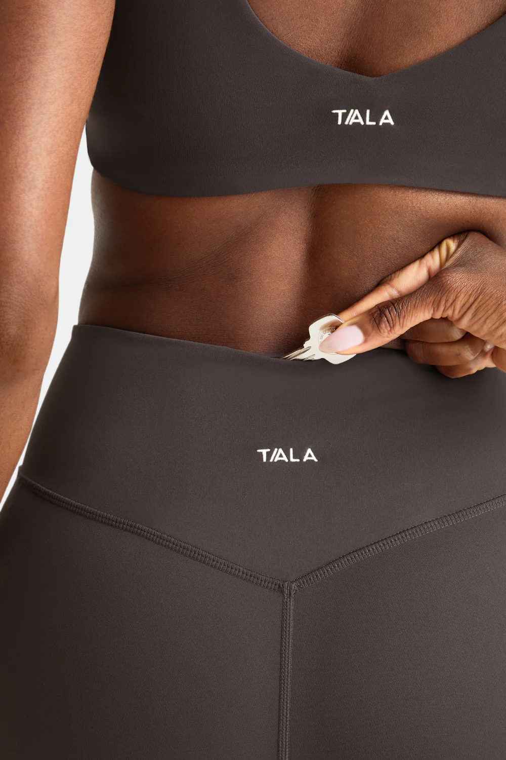 DayFlex Wrap Flared Yoga Pant - Mocha Brown - Image 5
