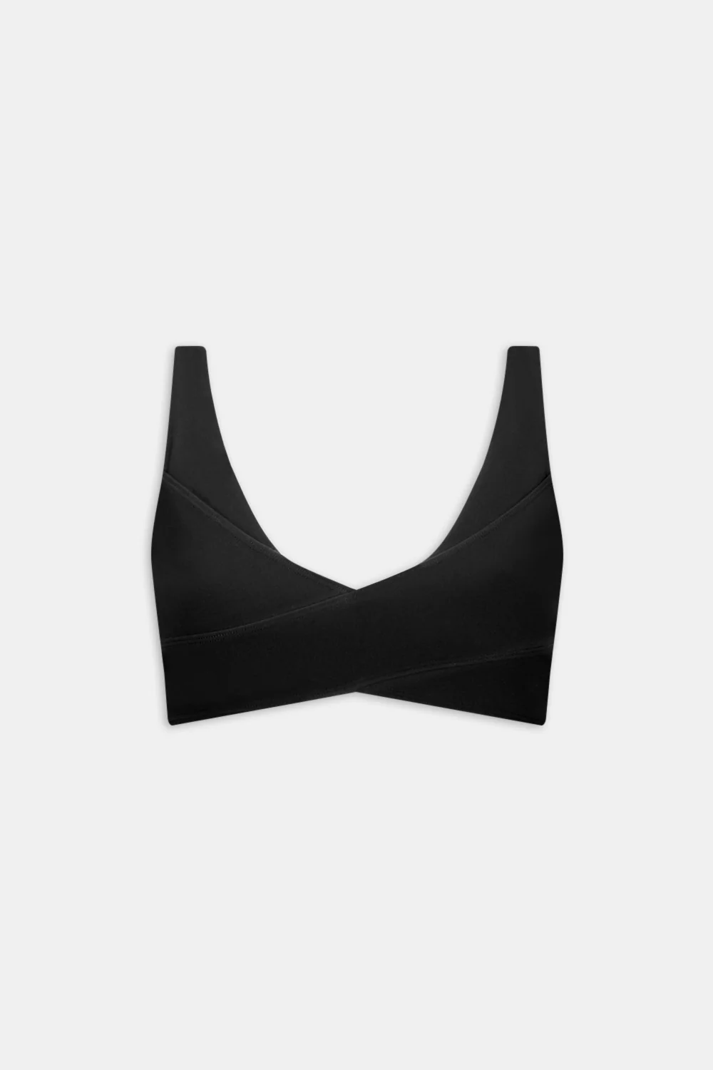DayFlex Wrap Front Sports Bra - Shadow Black - Image 2