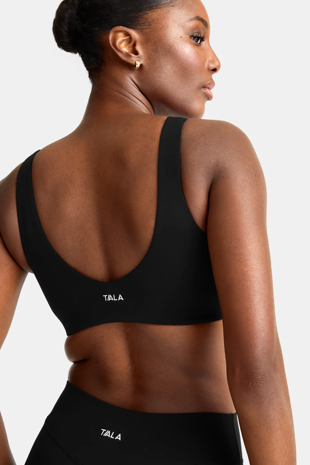 DayFlex Wrap Front Sports Bra - Shadow Black - Image 3