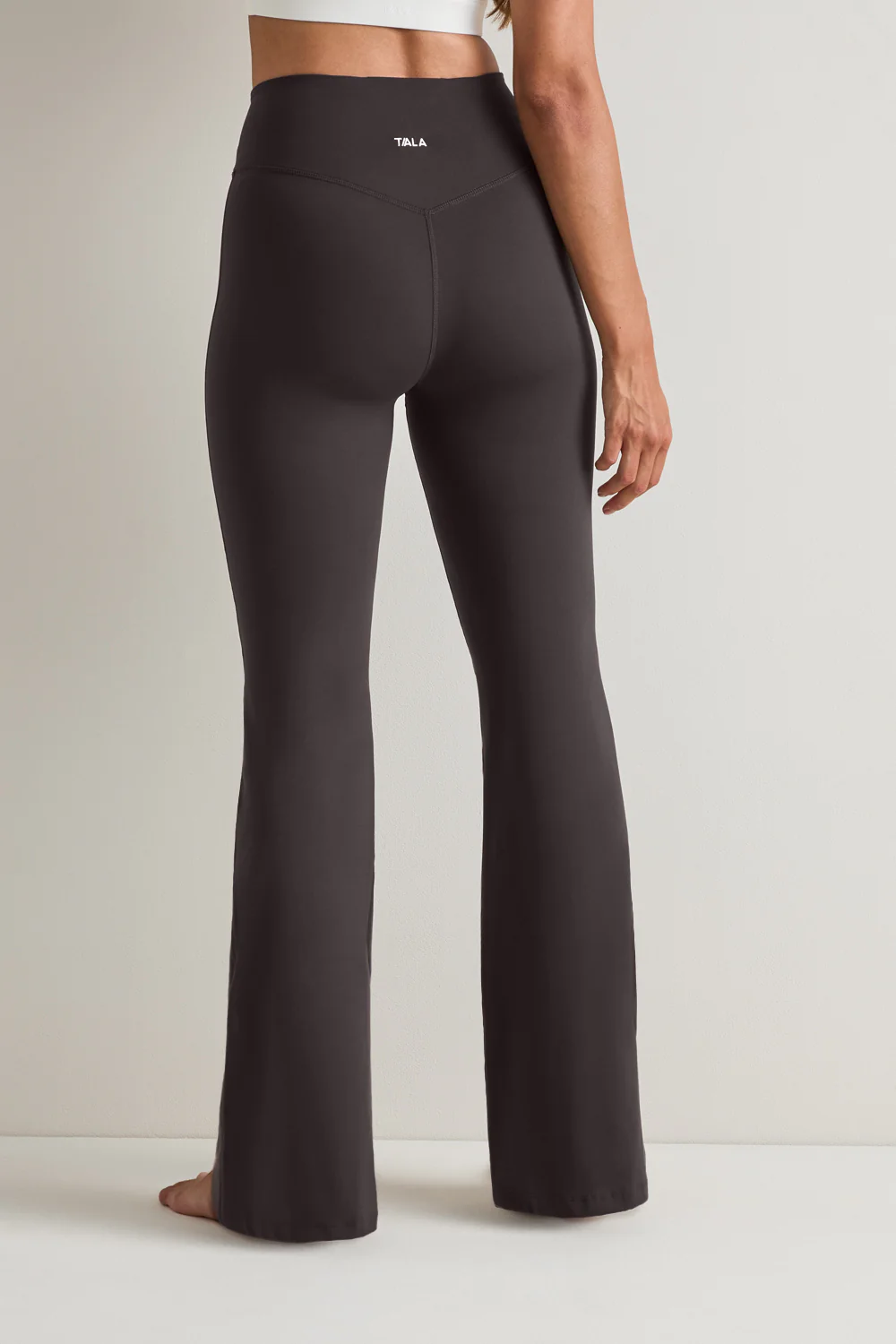 DayFlex Wrap Flared Yoga Pant - Cool Espresso - Image 4