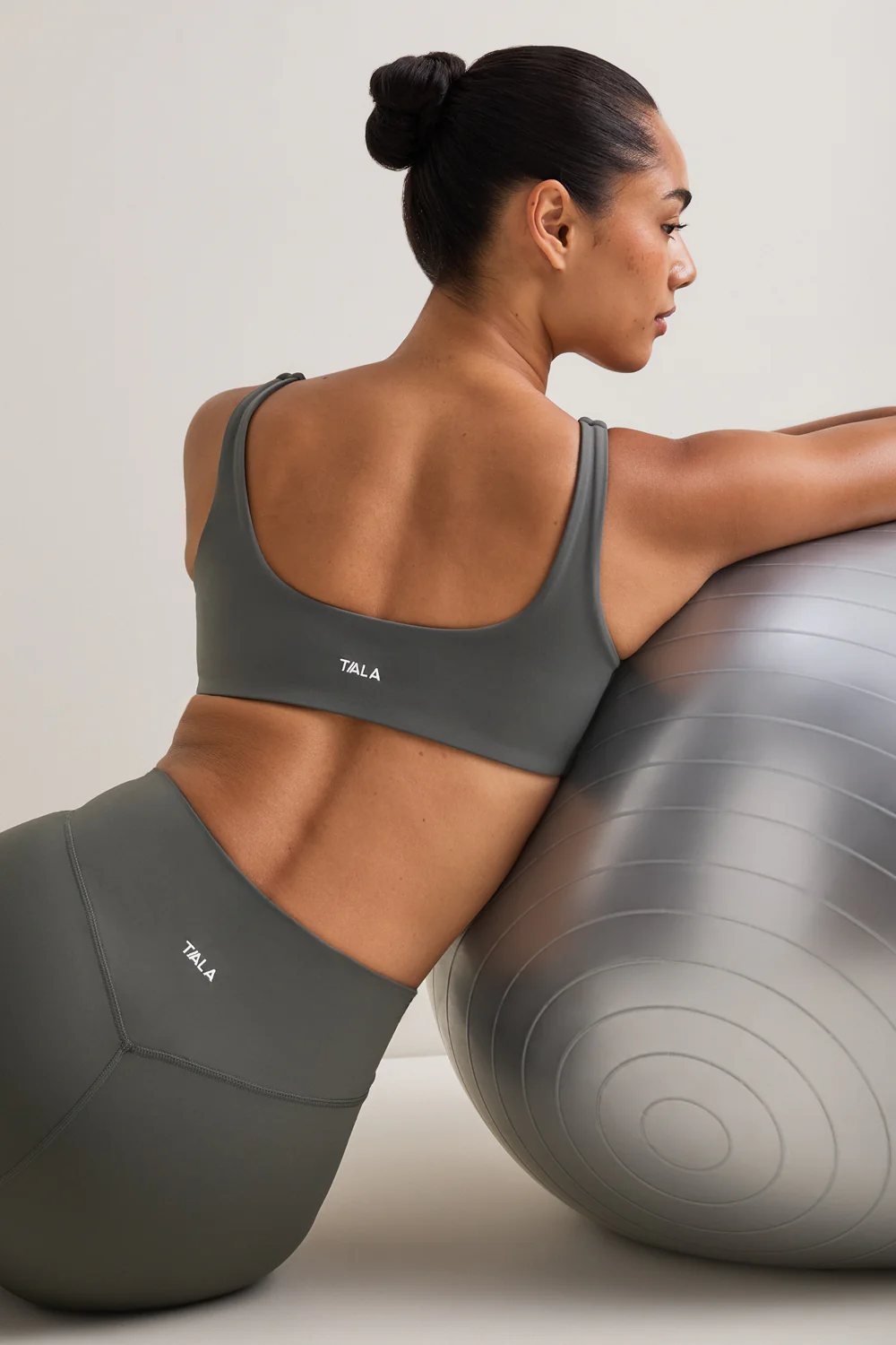 DayFlex Wrap High Waisted Legging - Dark Olive - Image 3