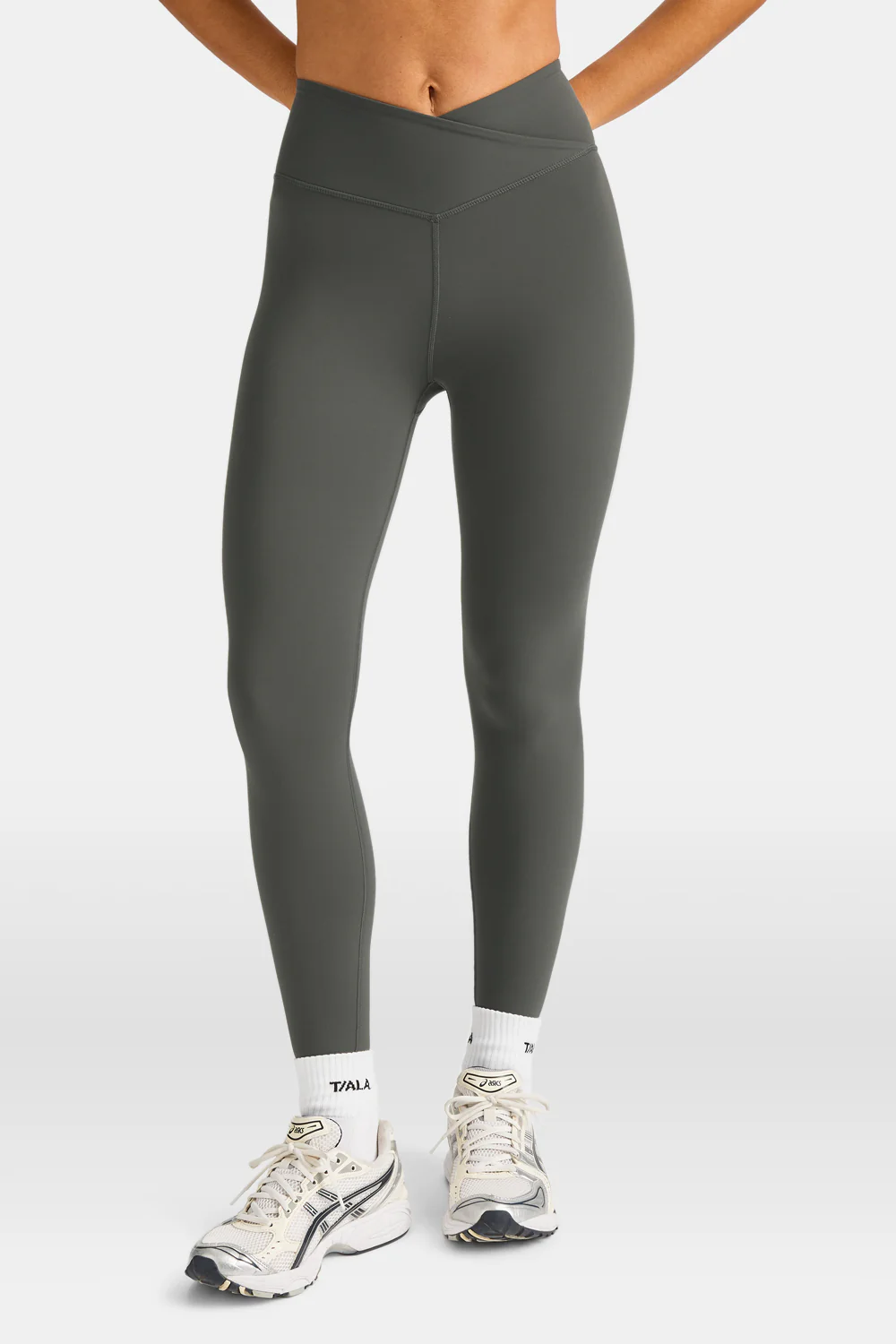 DayFlex Wrap High Waisted Legging - Dark Olive - Image 4