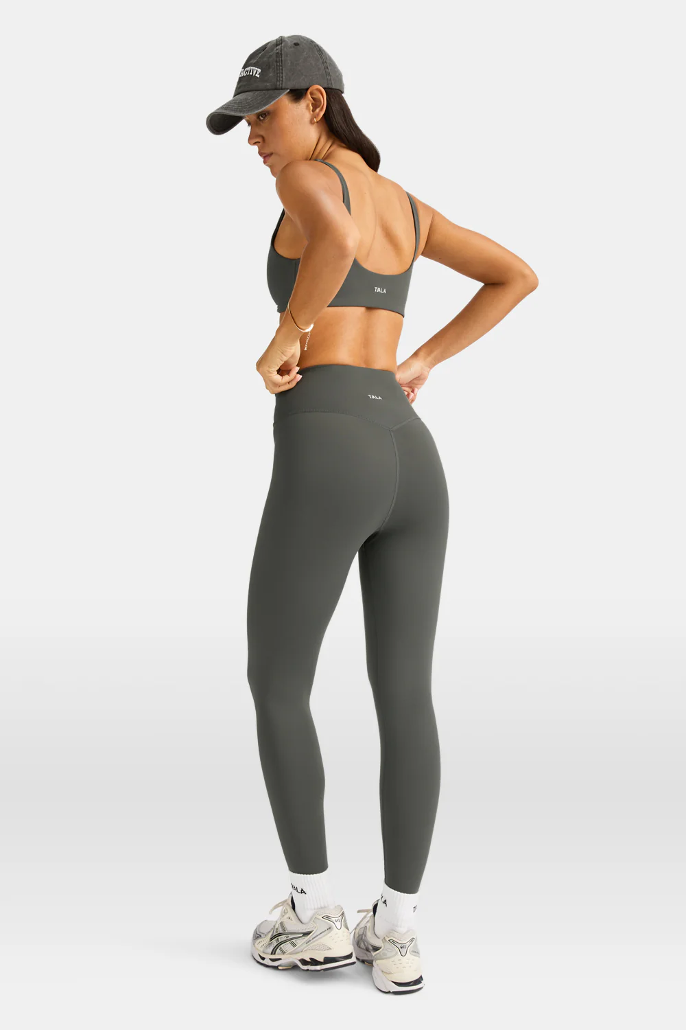 DayFlex Wrap High Waisted Legging - Dark Olive - Image 7