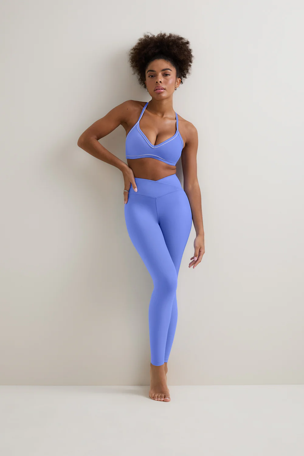 DayFlex Wrap High Waisted Legging - Iris Blue - Image 3