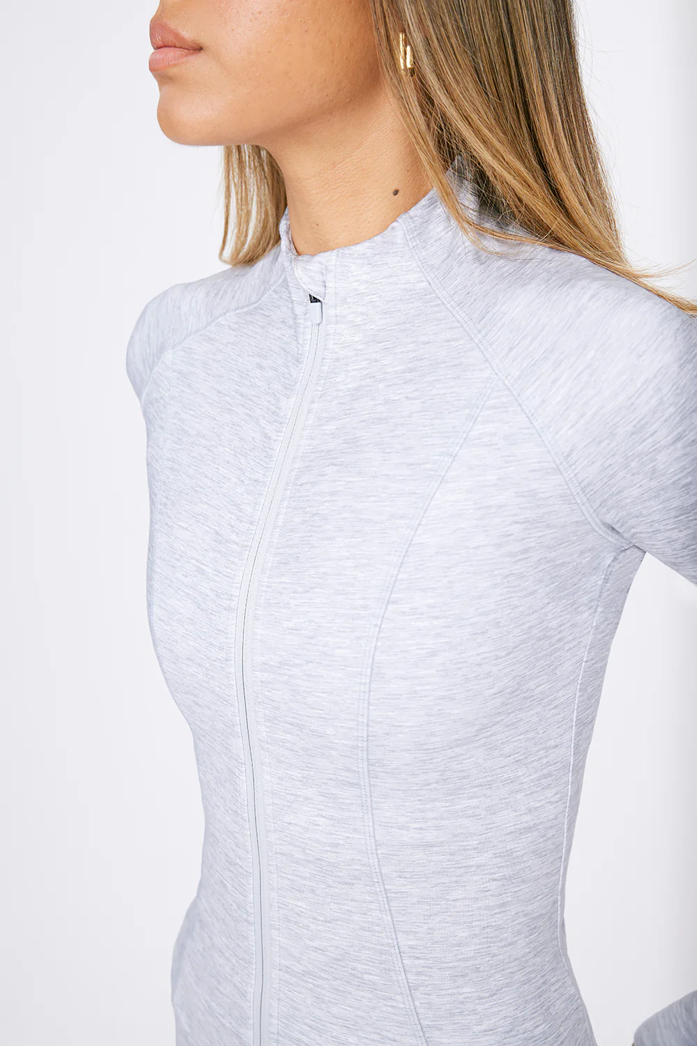 DayFlex Zip Through Jacket - Grey Marl - Image 3