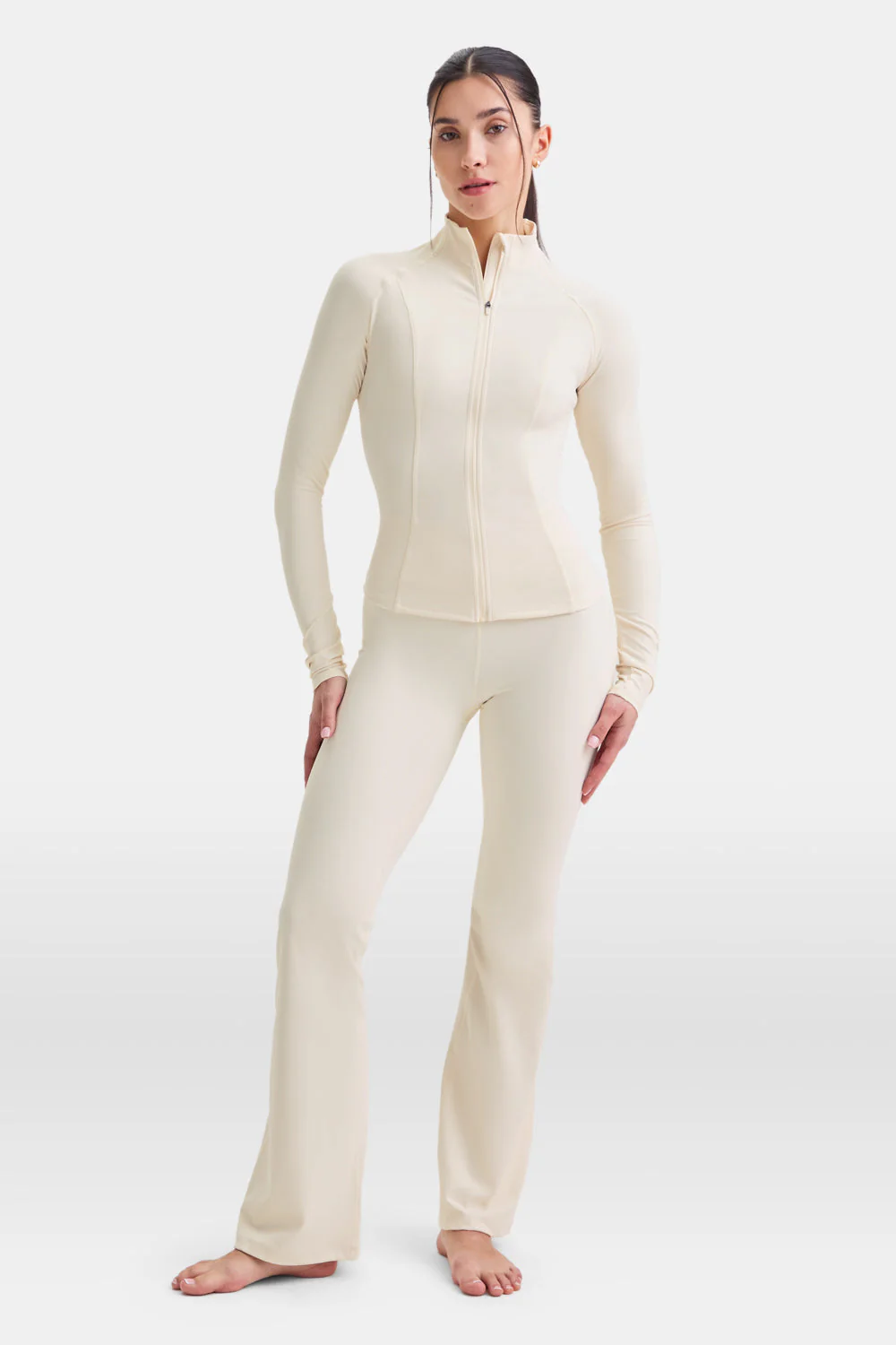 DayFlex Zip Through Jacket - Buttermilk - Image 3