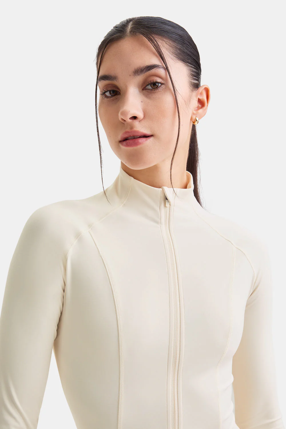 DayFlex Zip Through Jacket - Buttermilk - Image 5