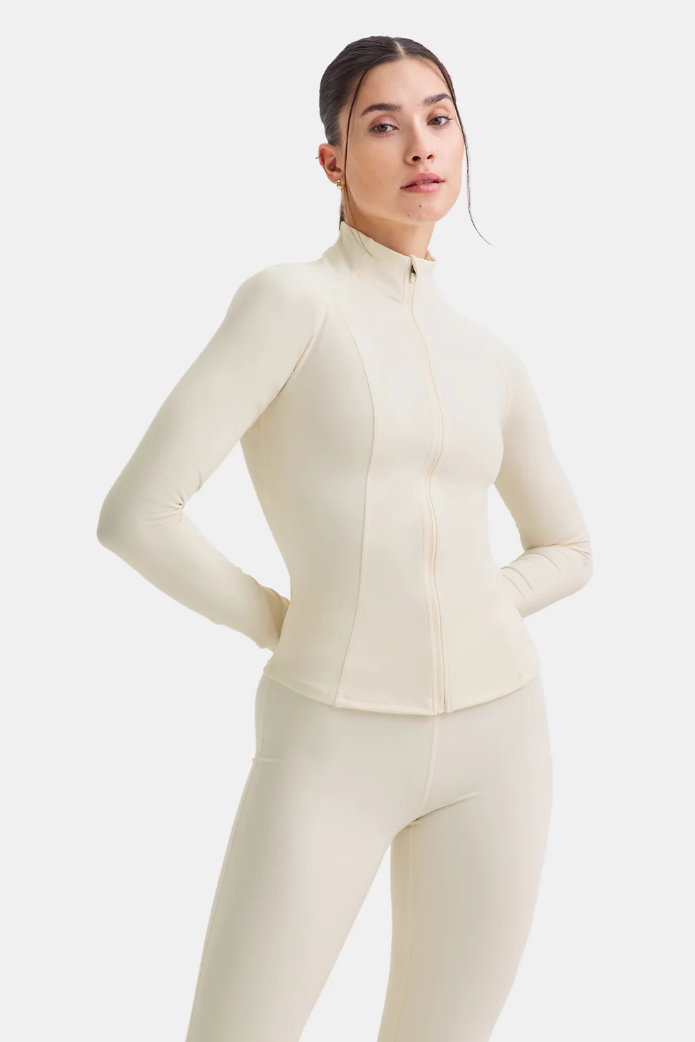 DayFlex Zip Through Jacket - Buttermilk - Image 7