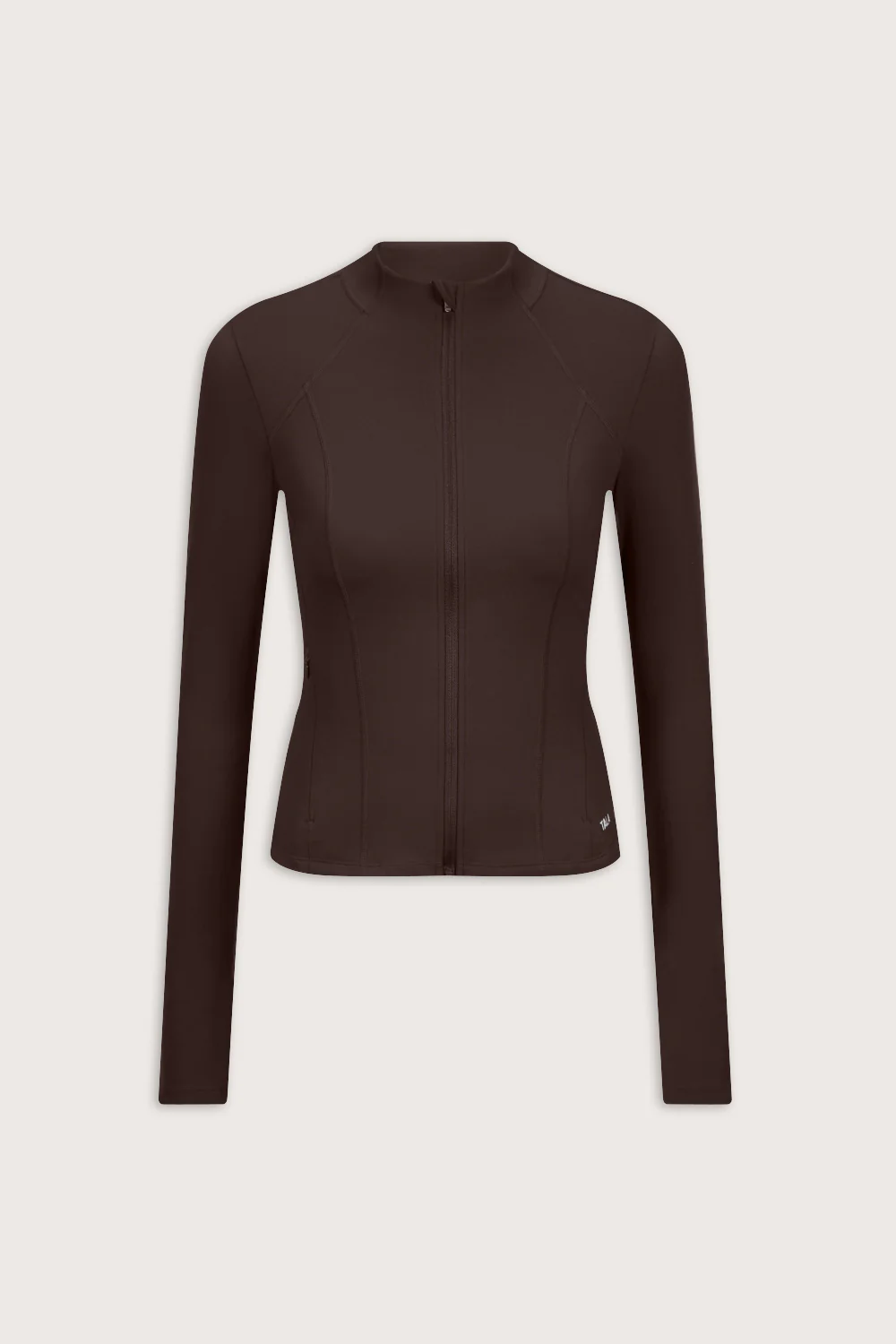 DayFlex Zip Through Sports Jacket - Chestnut Brown - Image 2