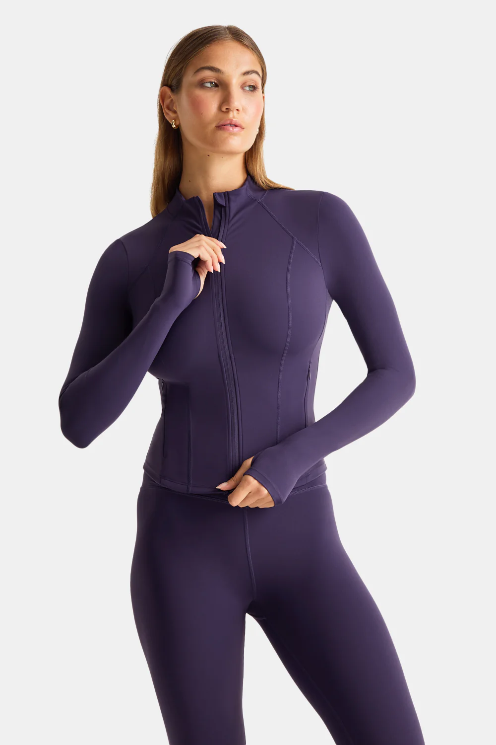 DayFlex Zip Through Sports Jacket - Purple Dusk - Image 4