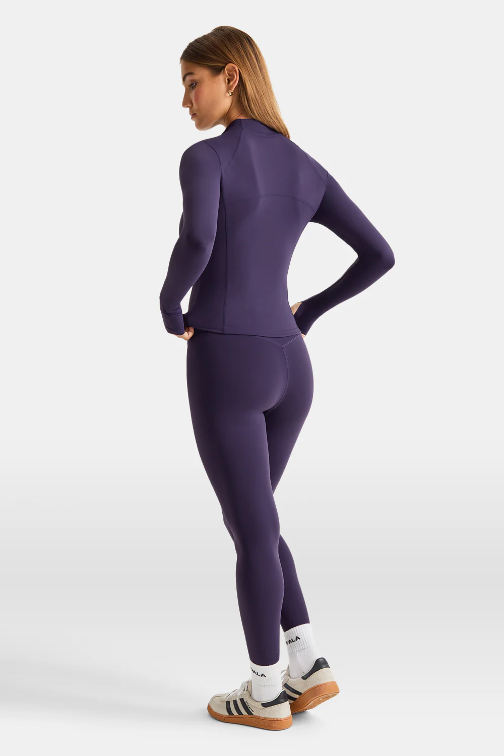 DayFlex Zip Through Sports Jacket - Purple Dusk - Image 5