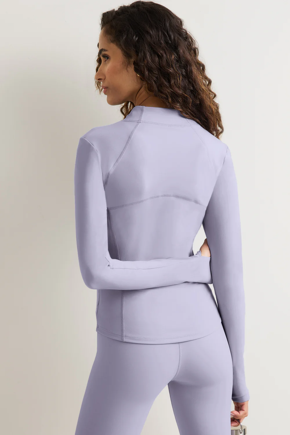 DayFlex Zip Through Sports Jacket - Lilac - Image 4