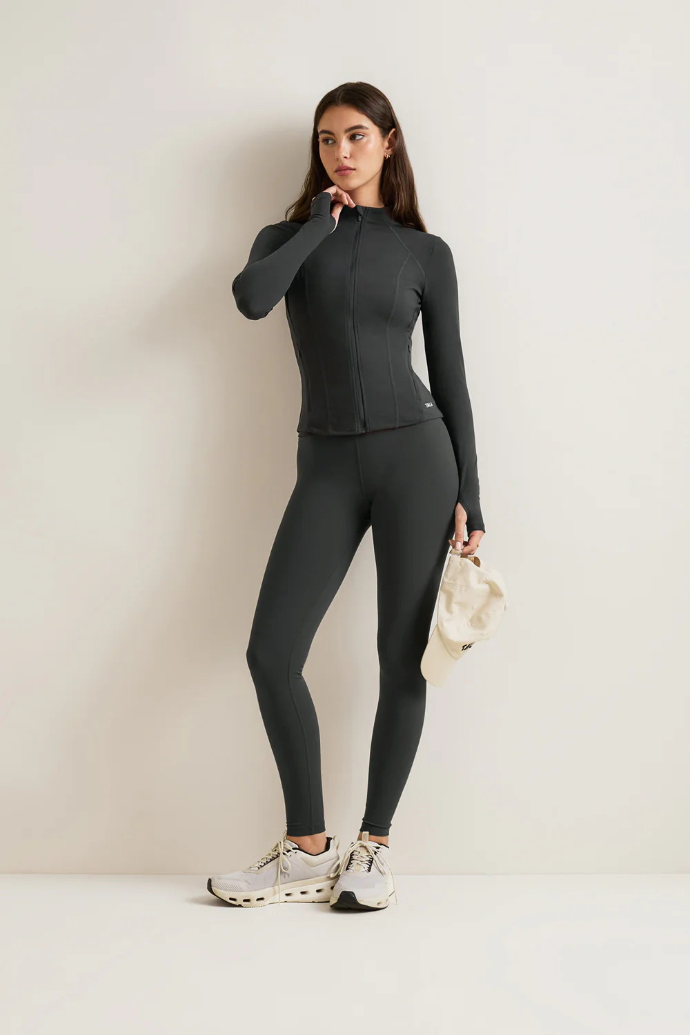 DayFlex Zip Through Sports Jacket - Slate Green - Image 3