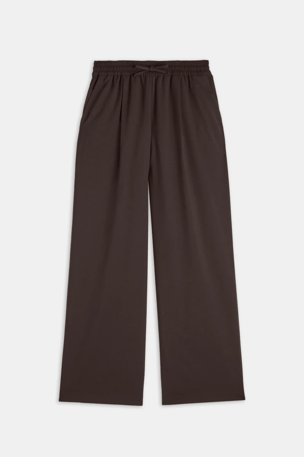 Drawstring Wide Leg Trousers - Americano - Image 2