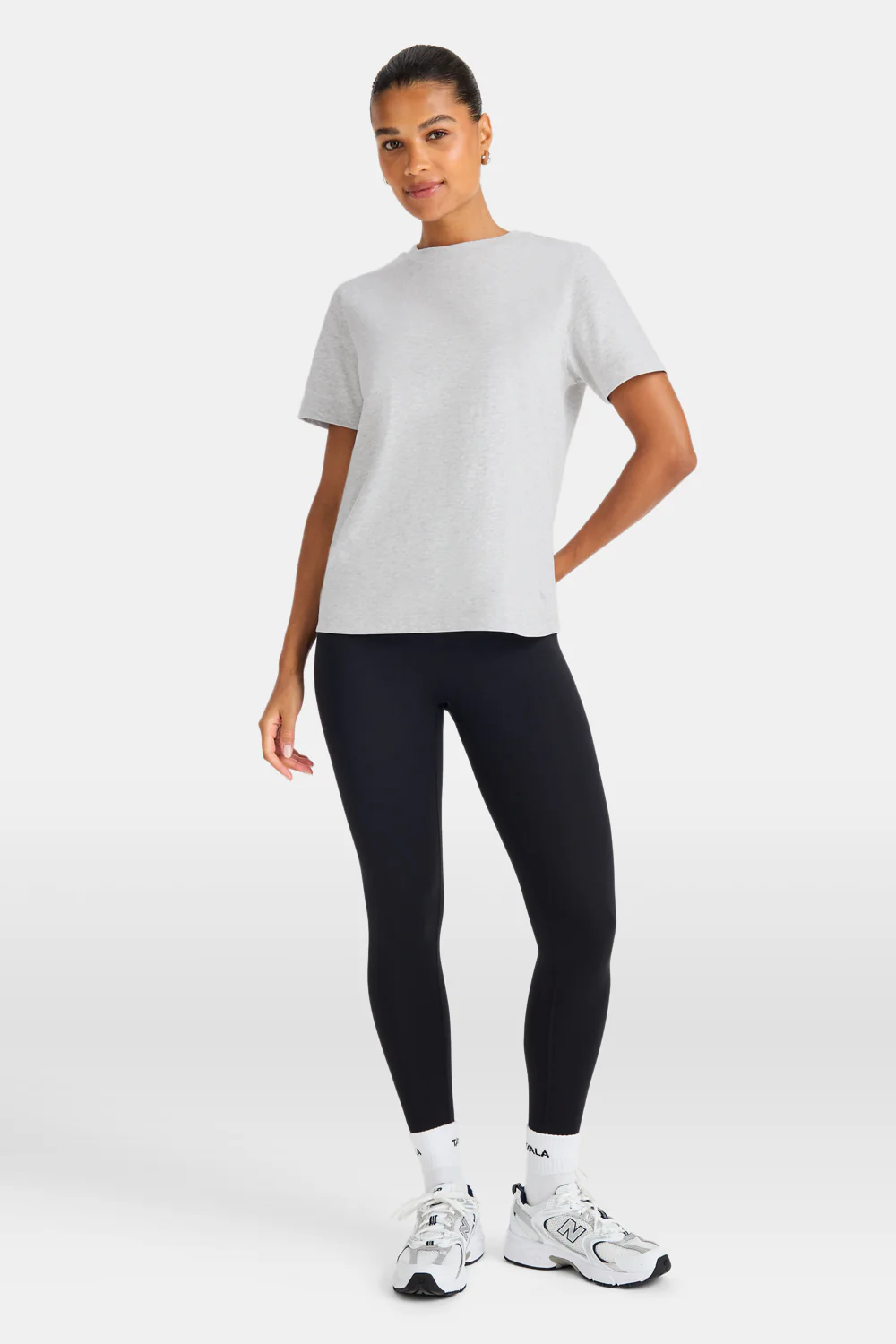 Elevated T-Shirt - Grey Marl - Image 6