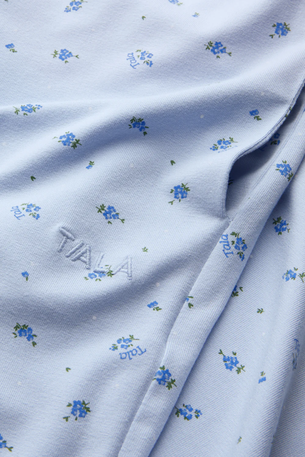 Pyjama Bottoms - Baby Blue Floral Print - Image 3