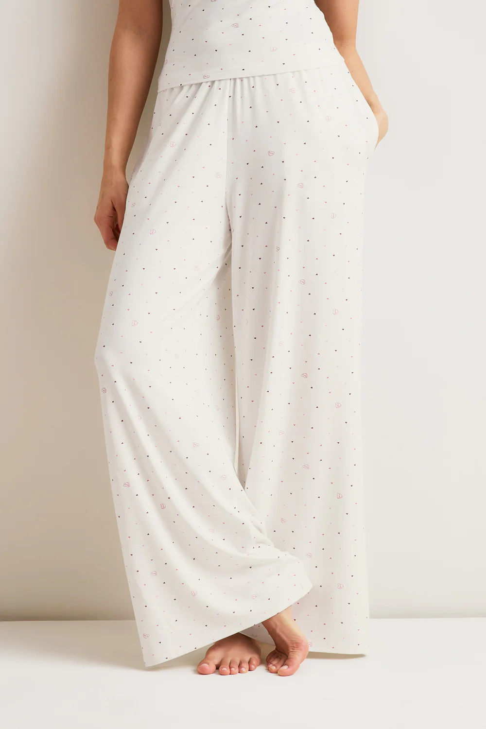 Pyjama Bottoms - Love Heart Print - Image 4
