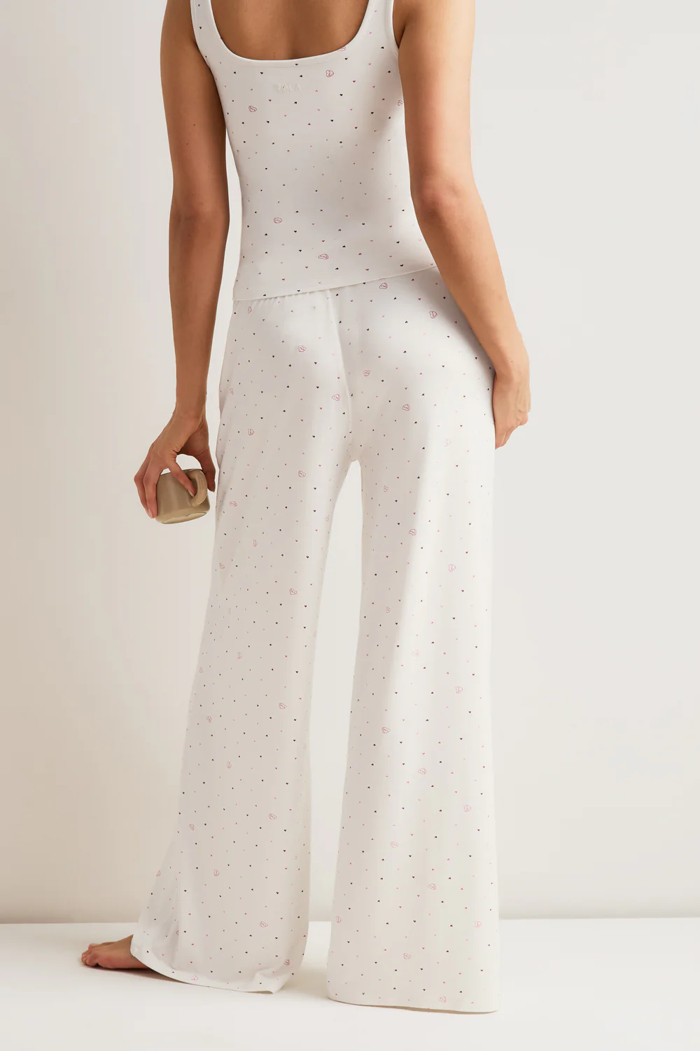 Pyjama Bottoms - Love Heart Print - Image 5