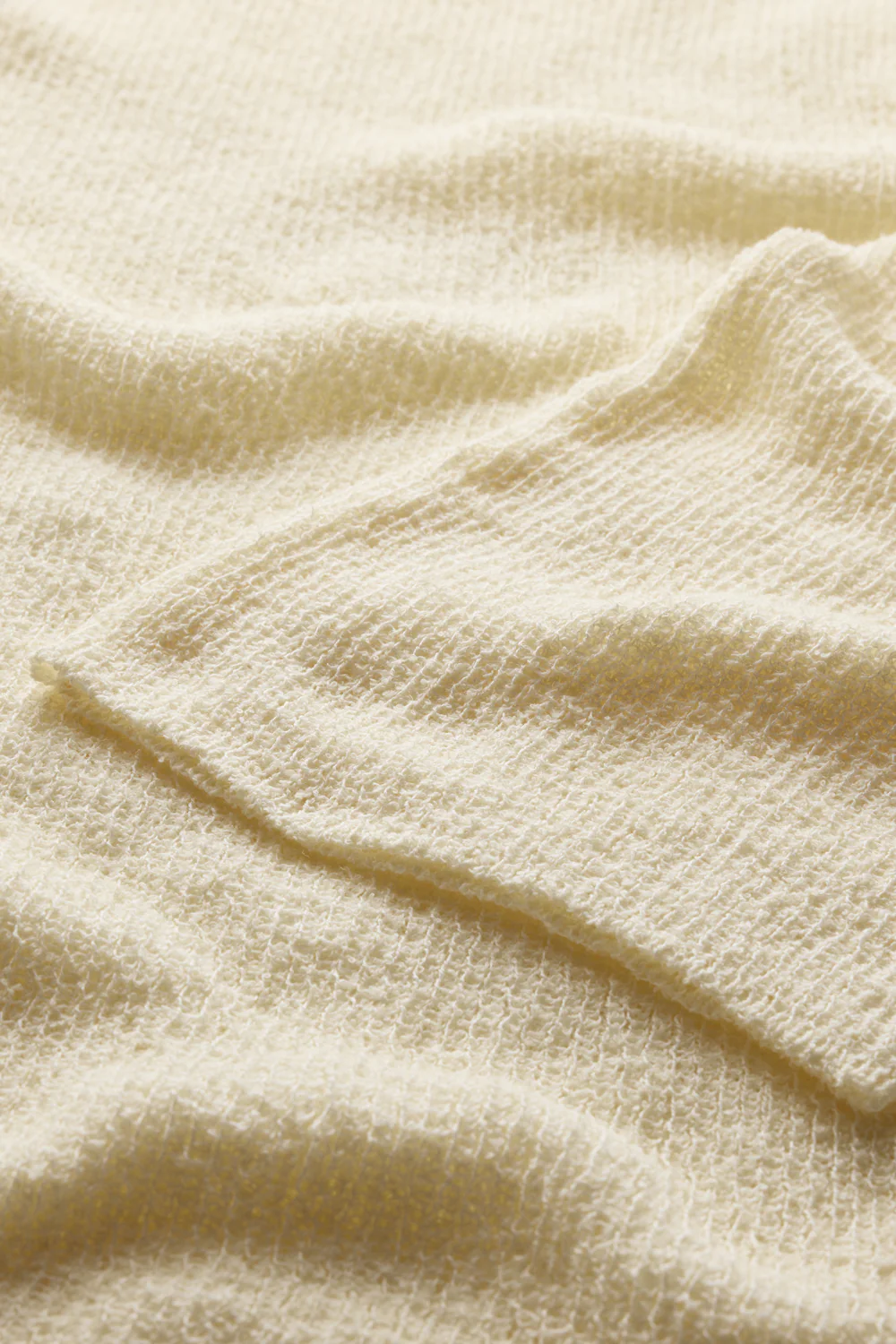 Multiway Beach Knit Mini Dress - Lemon Yellow - Image 5
