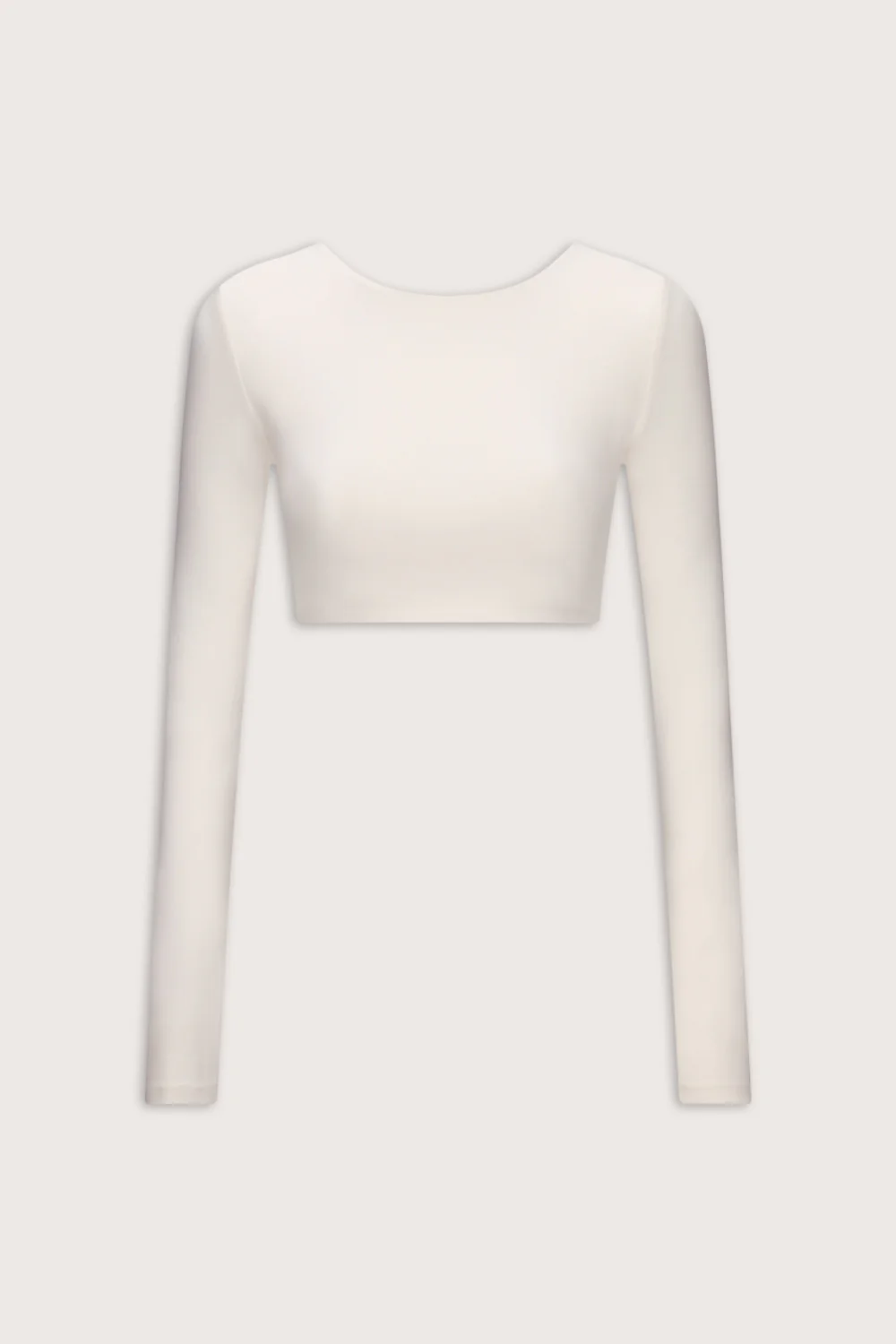 Multiway Long Sleeve Tie Top - Ivory - Image 2