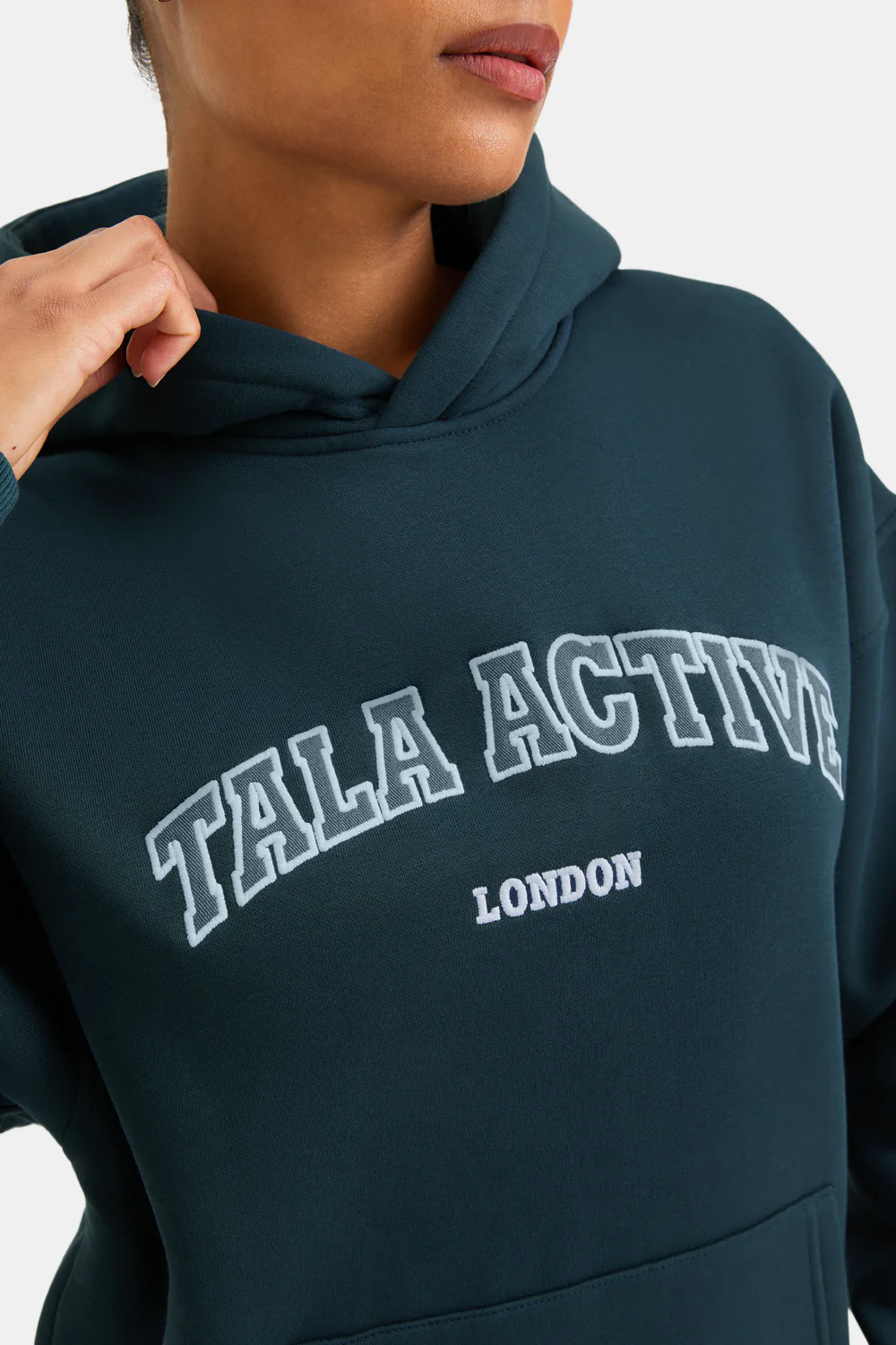 TALA Active Applique Hoodie - Teal - Image 5