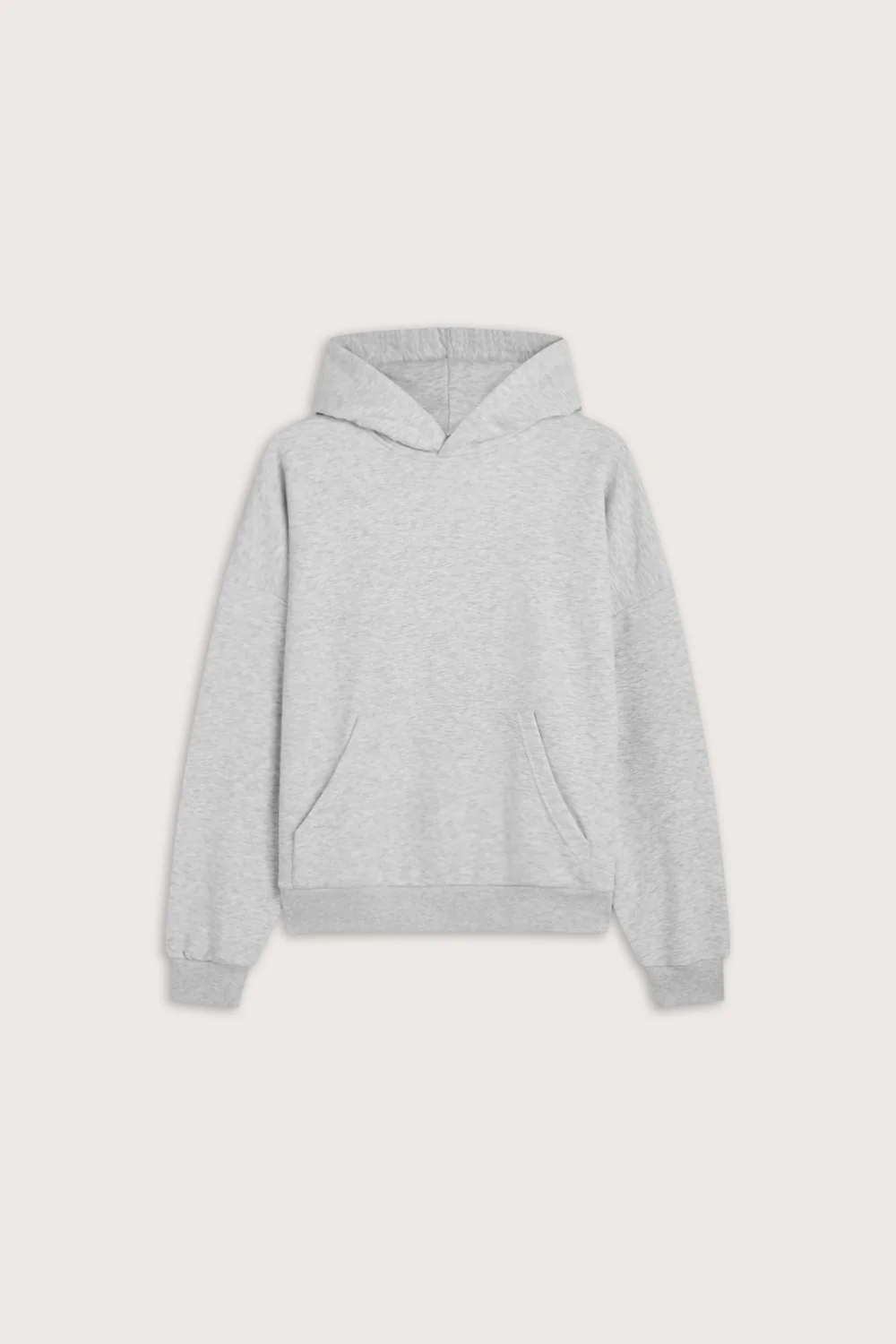 Peached Girlfriend Hoodie - Grey Marl - Image 2