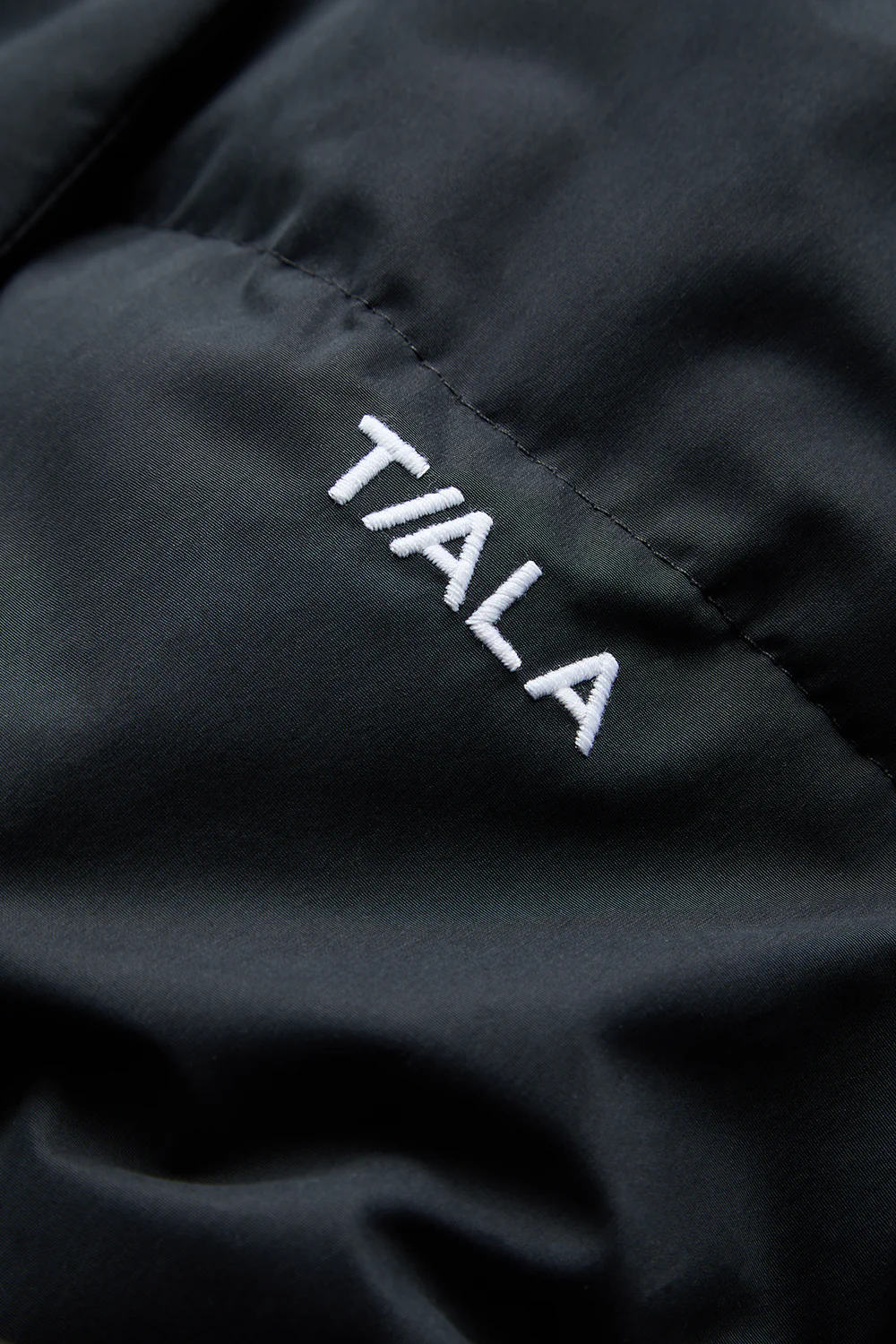 Polar Longline Puffer Coat - True Black - Image 5