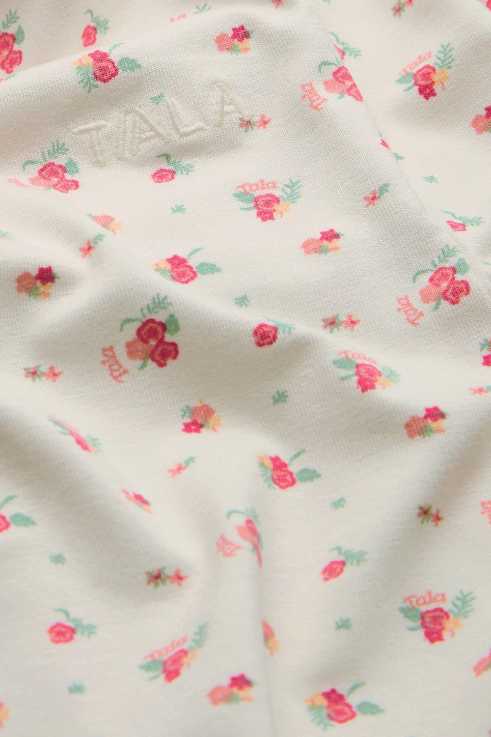 Pyjama Bottoms - Ivory Floral Print - Image 5