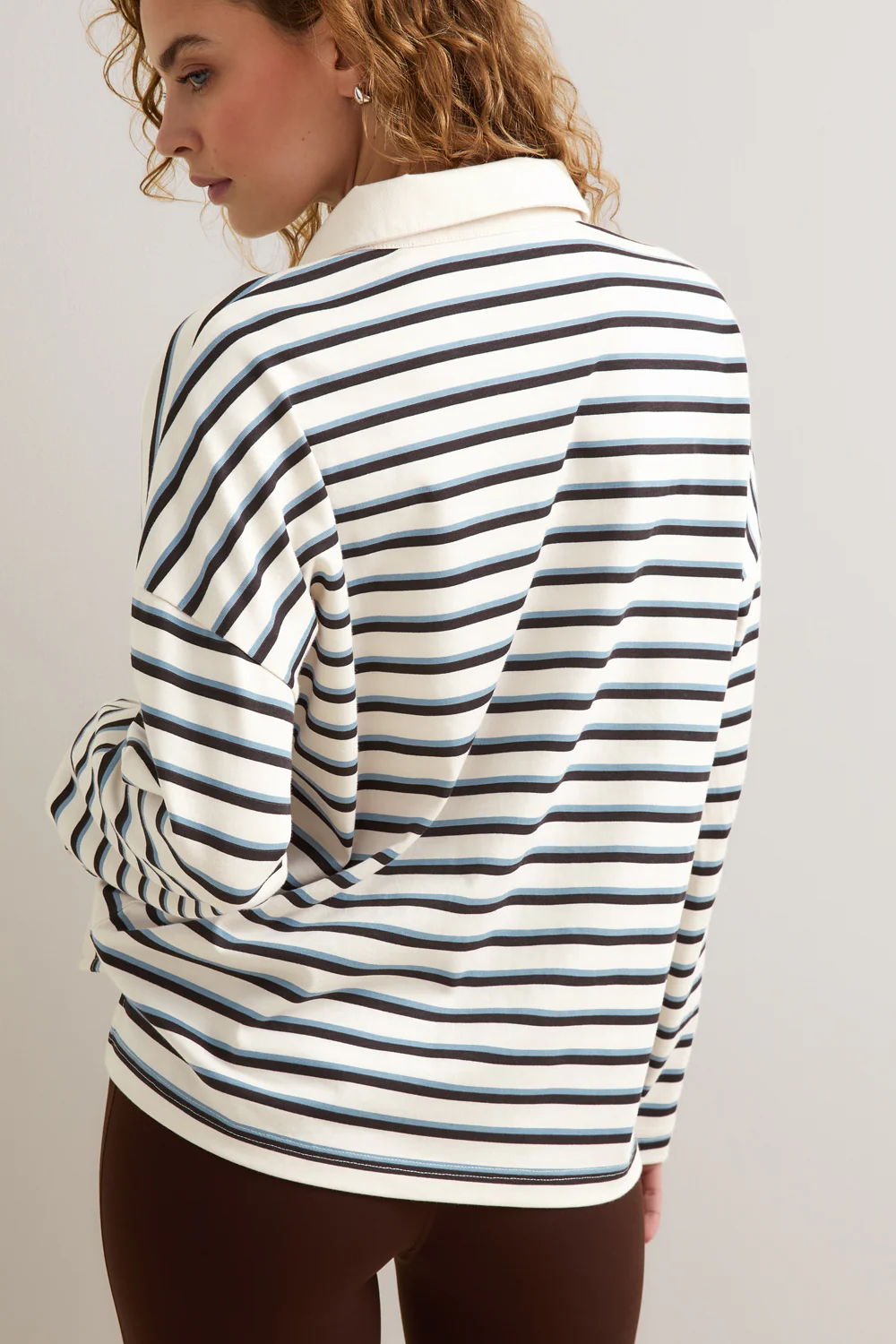 Rugby Polo Shirt - Striped - Image 4