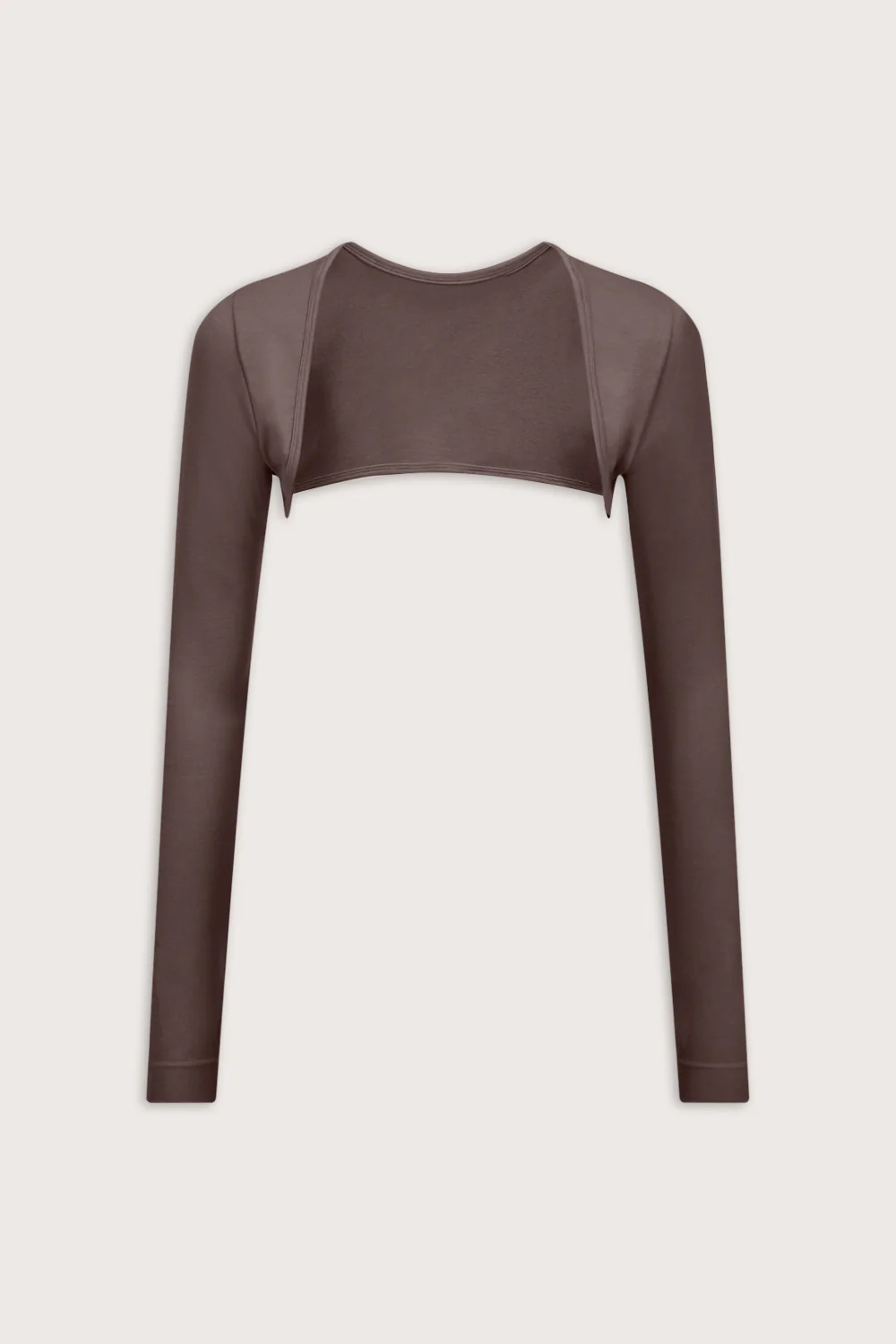 Sculpt Seamless Active Shrug - Dark Truffle - Image 2