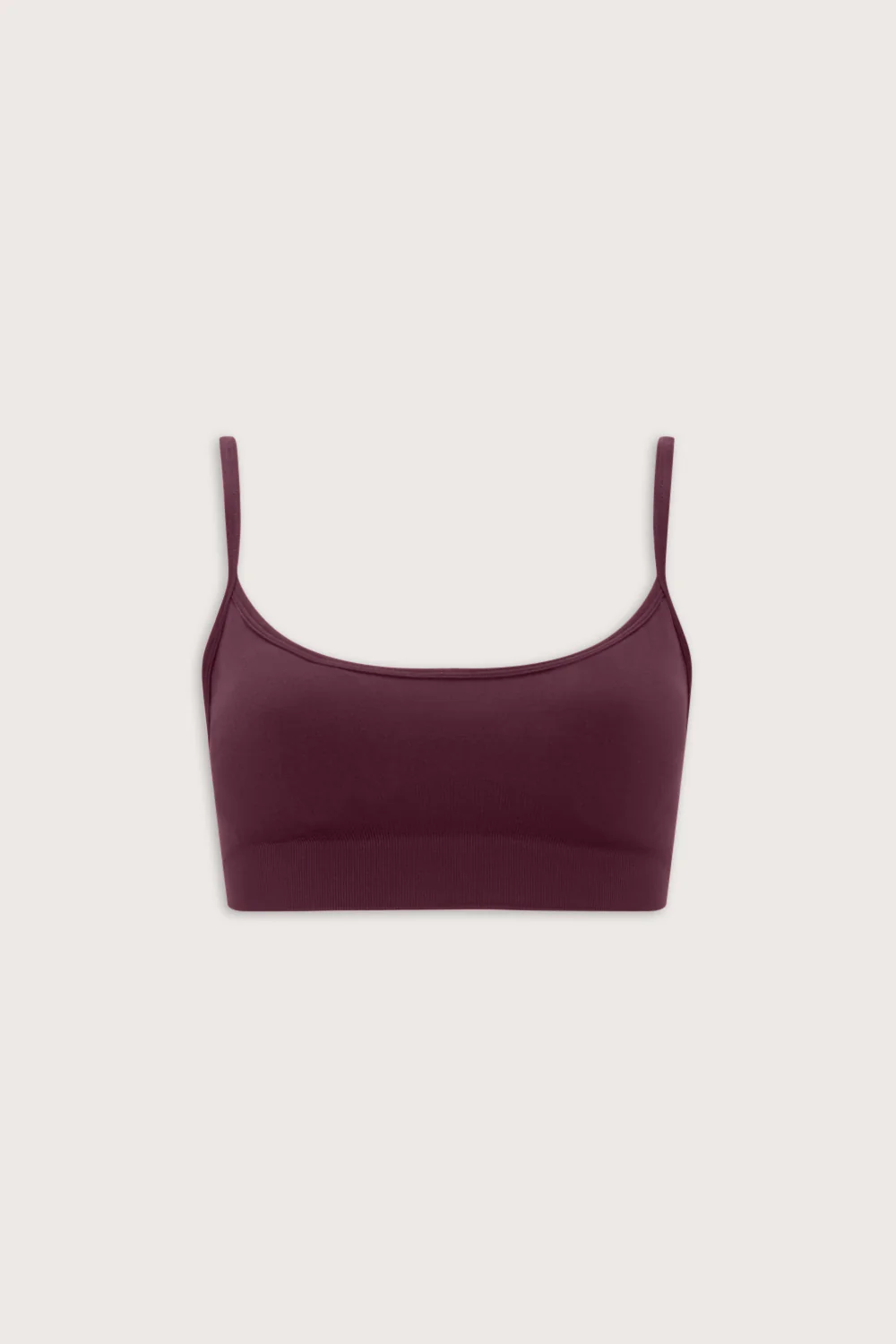 Sculpt Seamless Bandeau Sports Bra - Fig - Image 5