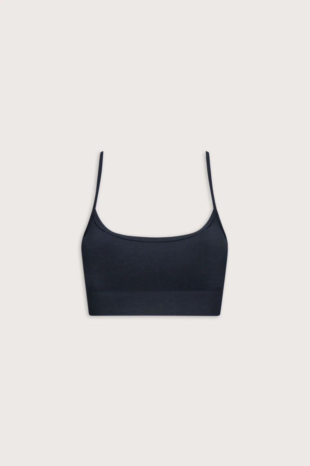 Sculpt Seamless Bandeau Sports Bra - Navy Marl - Image 2