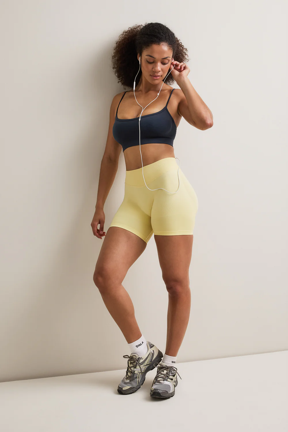 Sculpt Seamless Bandeau Sports Bra - Navy Marl - Image 4