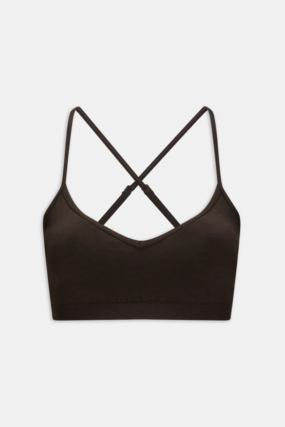 Sculpt Seamless Cross Back Sports Bra - Americano - Image 2