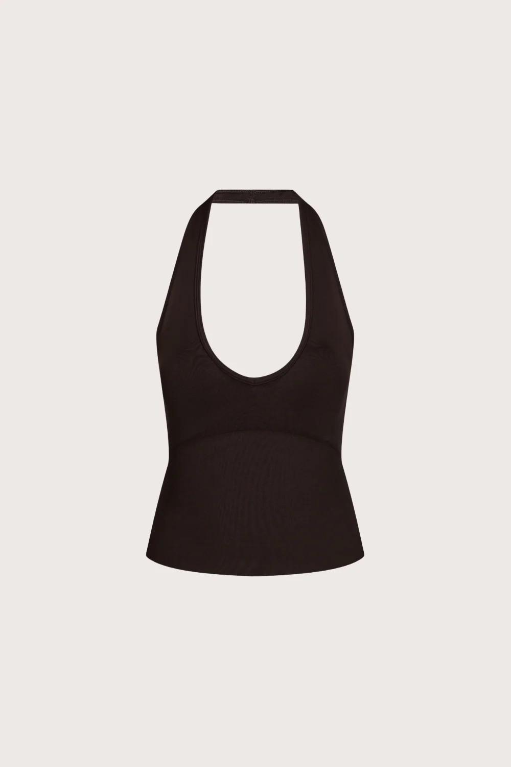 Sculpt Seamless Halter Tank - Americano - Image 2