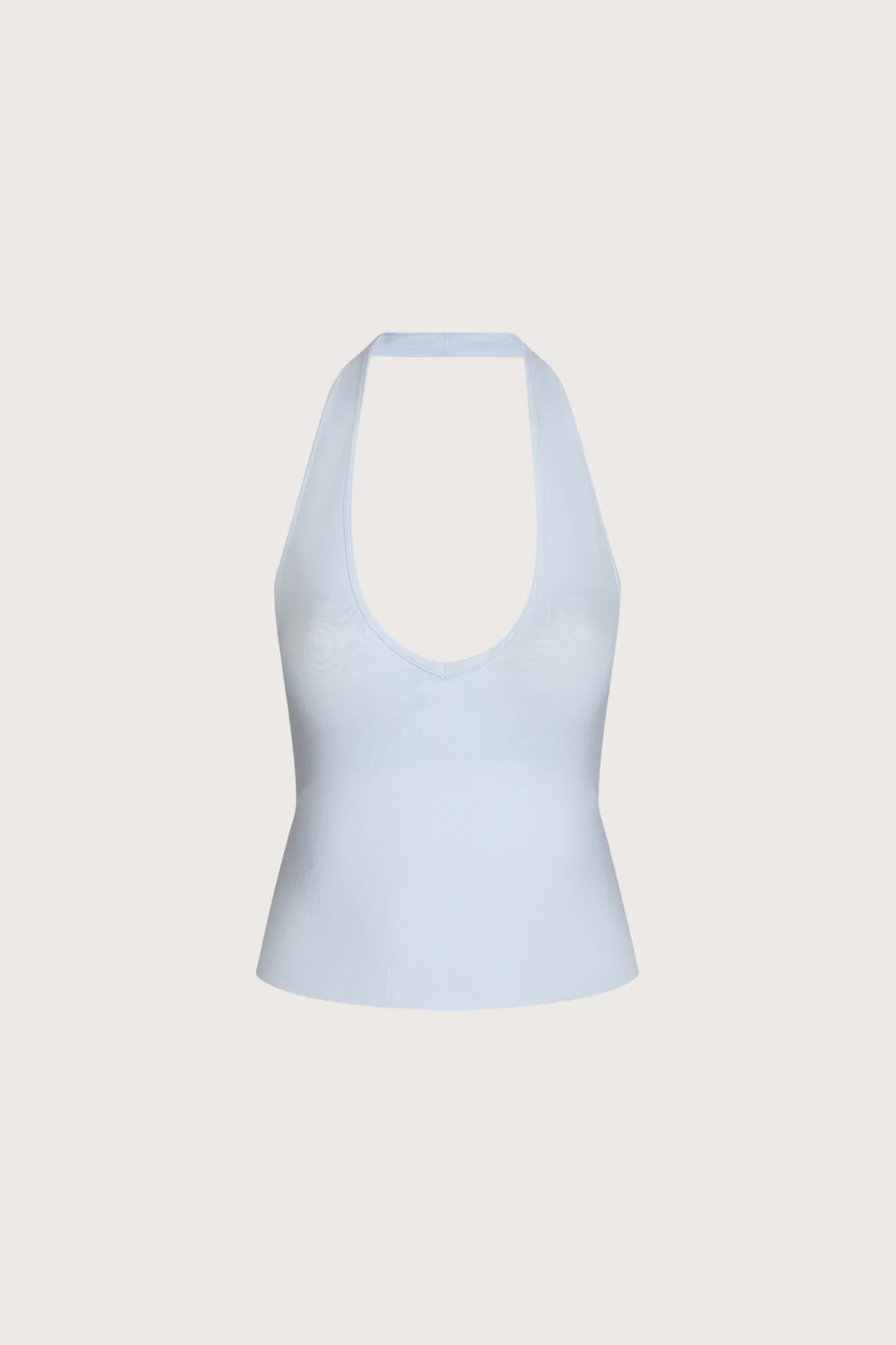 Sculpt Seamless Halter Tank - Baby Blue - Image 2