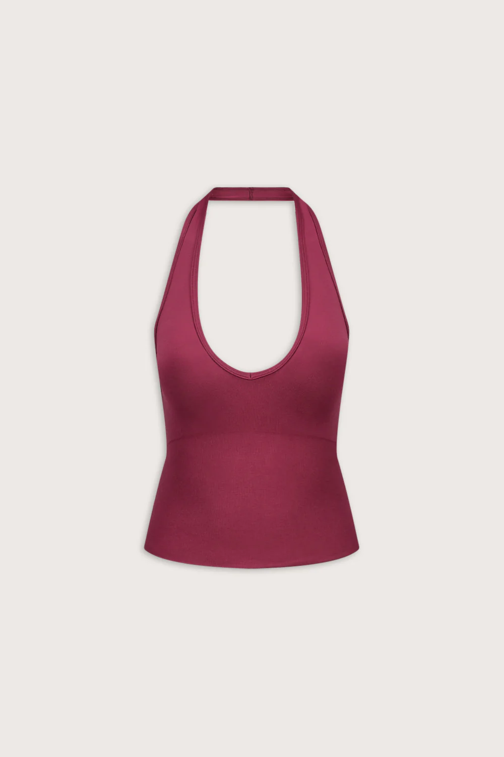 Sculpt Seamless Halter Tank - Cherry Red - Image 2