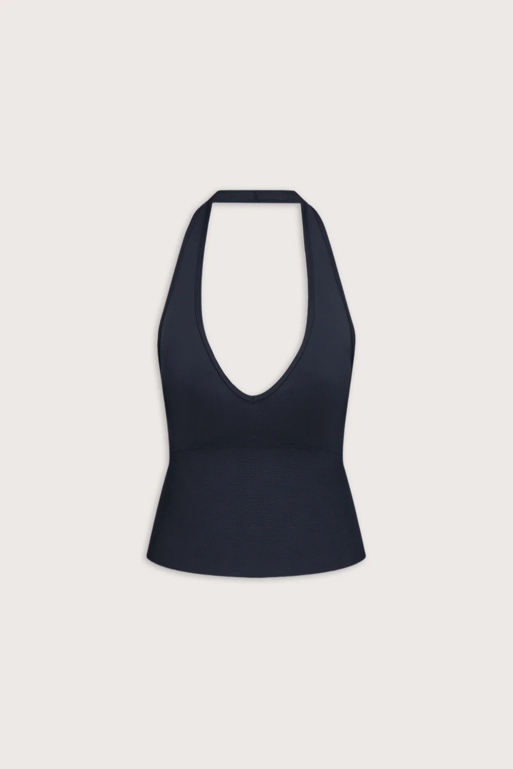 Sculpt Seamless Halter Tank - Navy Marl - Image 2